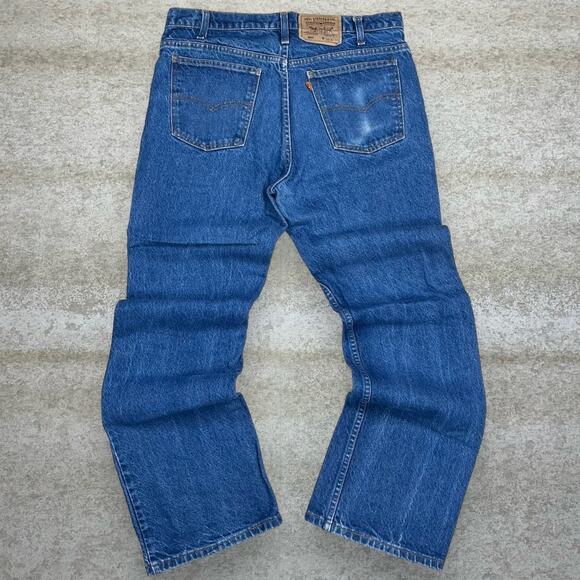 Levi's Other - Vintage 90s Orange Tab Levis Jeans 36x322 Bootcut Flared Medium Wash Made in USA